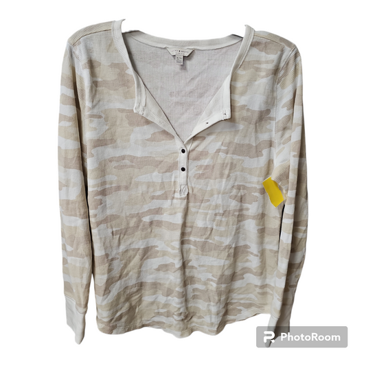Top Long Sleeve Basic By Lucky Brand  Size: Xl