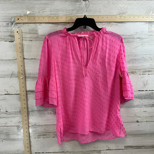 Top Short Sleeve By Alice + Olivia  Size: S