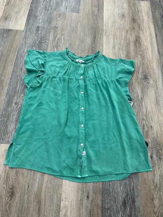 Blouse Short Sleeve By Rails  Size: M