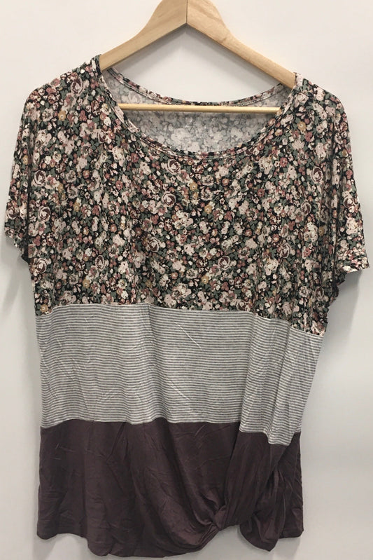 Top Short Sleeve Basic By Maurices  Size: Xl