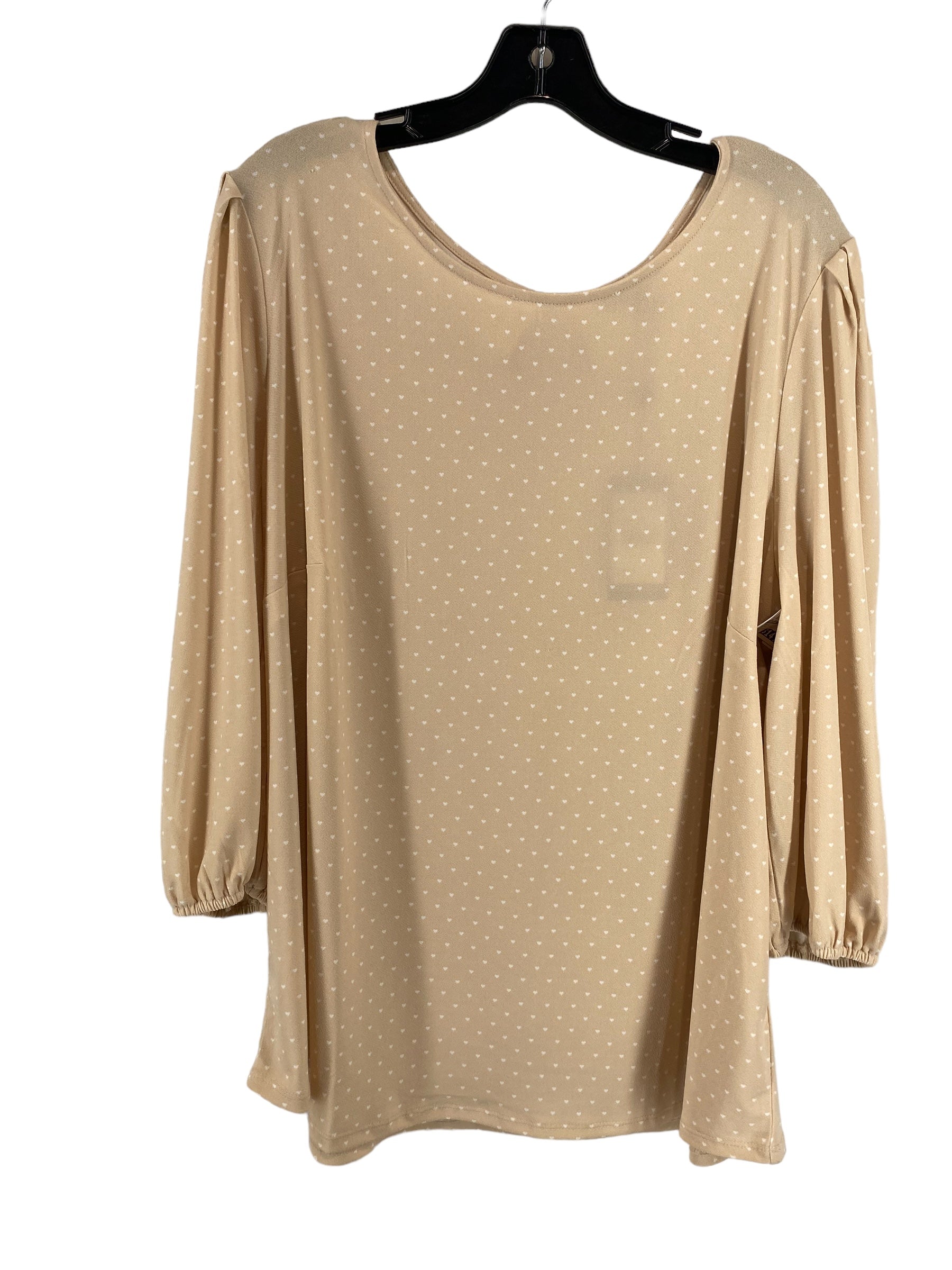 Top Long Sleeve By Adrianna Papell Size 2x