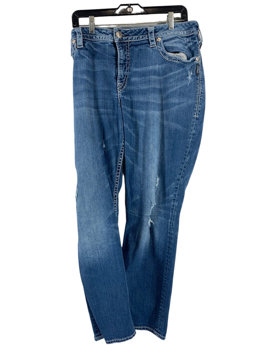 Jeans Relaxed/boyfriend By Silver  Size: 22womens