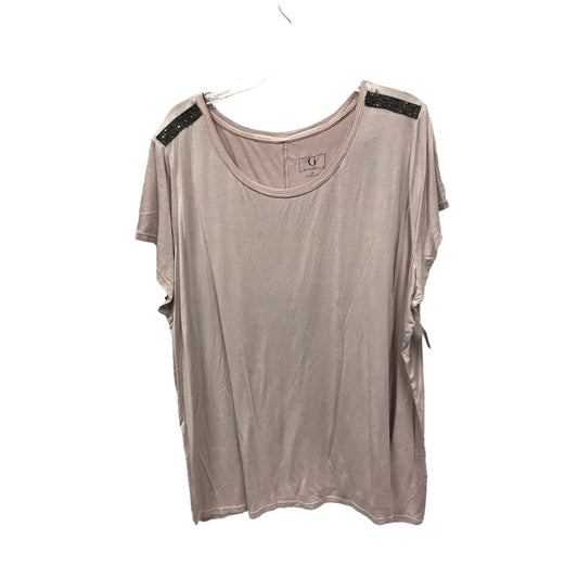 Top Short Sleeve Basic By G BY GIULIANA  Size: 3x