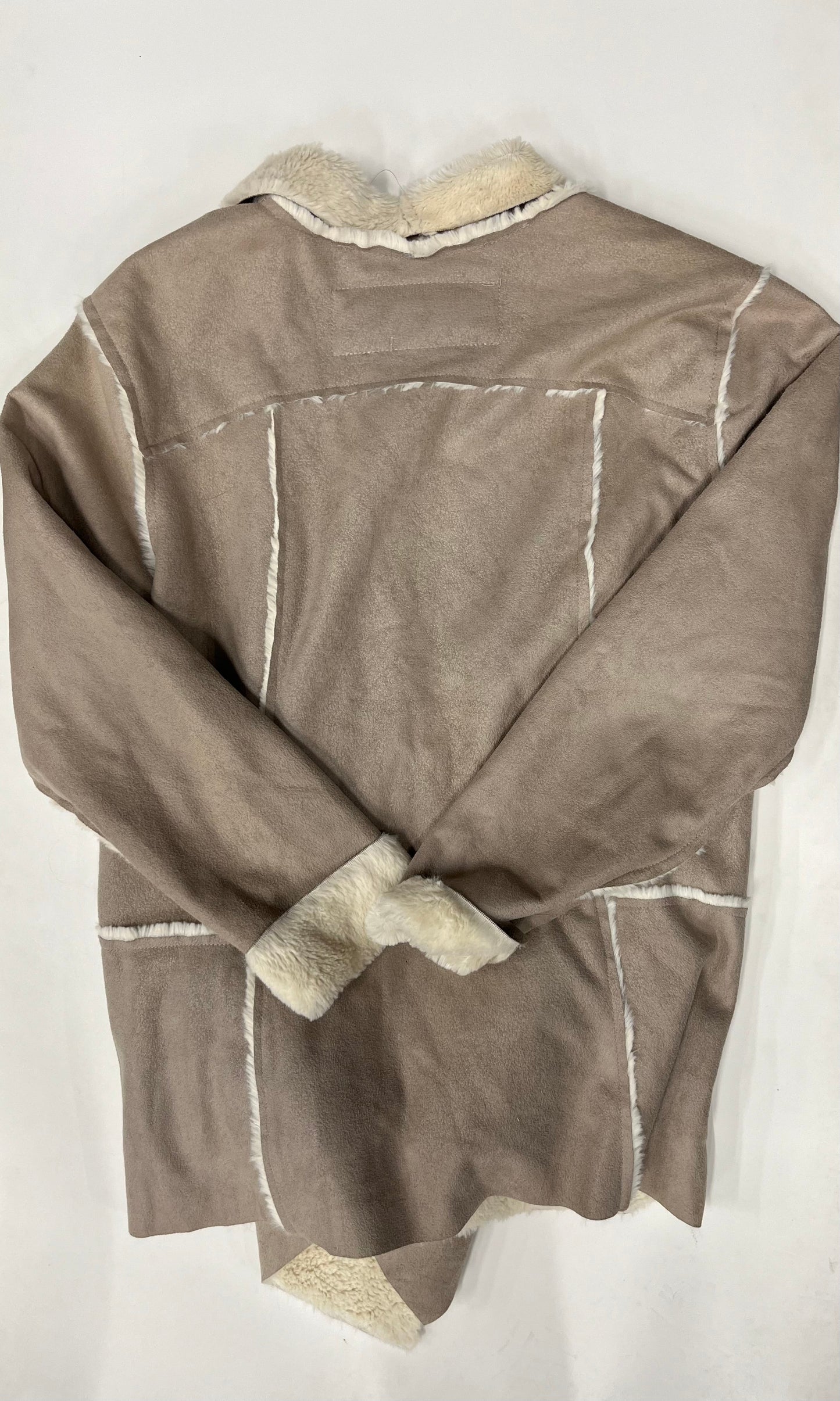 Jacket Faux Fur & Sherpa By Cavalini Size: M