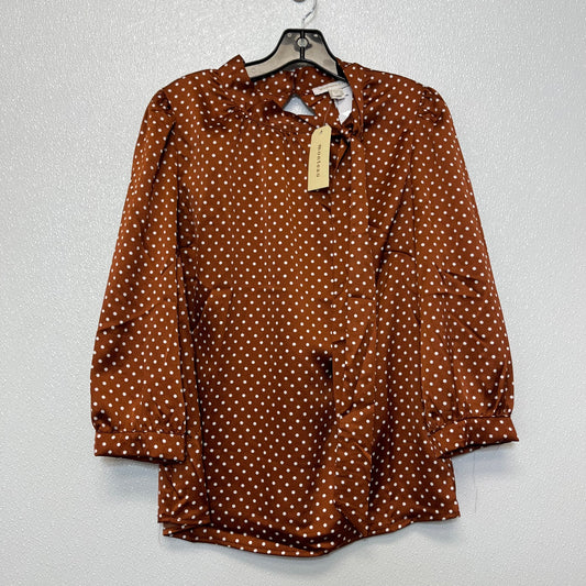 Top Long Sleeve By Monteau  Size: Xl