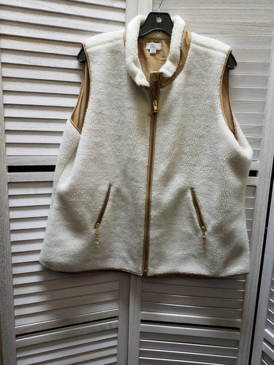 Vest Faux Fur & Sherpa By Crown And Ivy  Size: Xxl