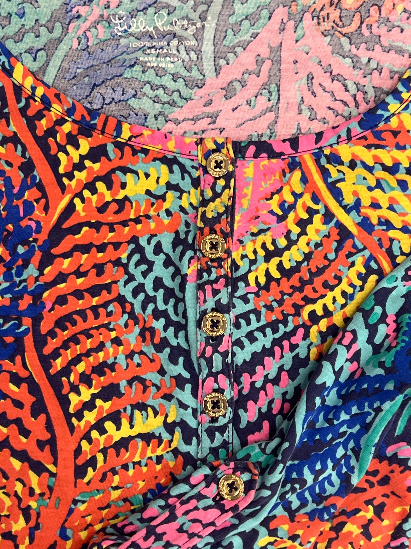 Top Long Sleeve By Lilly Pulitzer Size: Xs