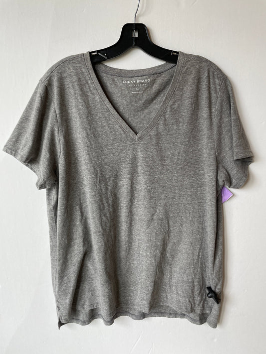 Top Short Sleeve Basic By Lucky Brand O  Size: L