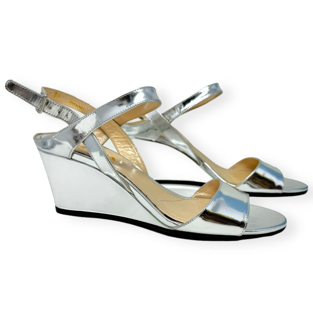 Calzature Donna Wedge Sandals Shoes Luxury Designer By Prada  Size: 9 (IT 39)
