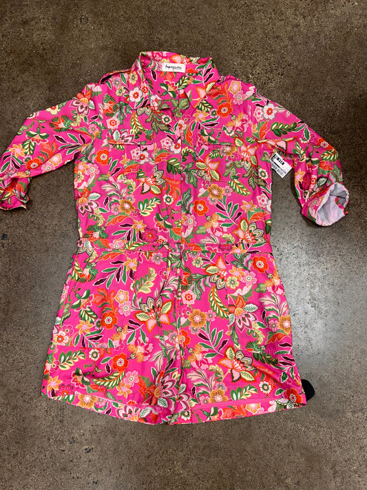 Romper By Impressions In Floral Print, Size:L