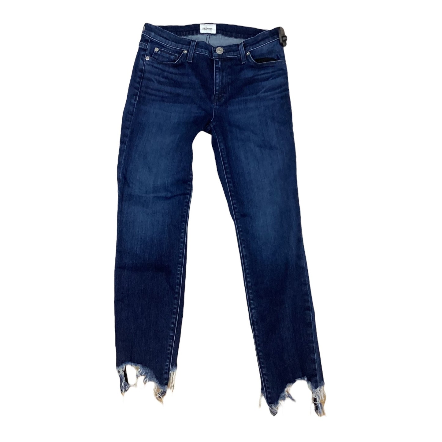 Jeans Skinny By Hudson In Blue Denim, Size:4