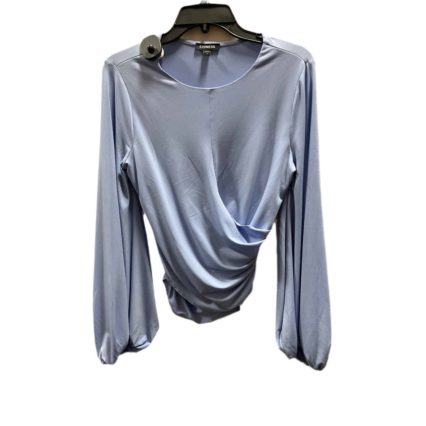 Top Long Sleeve By Express In Blue, Size: M