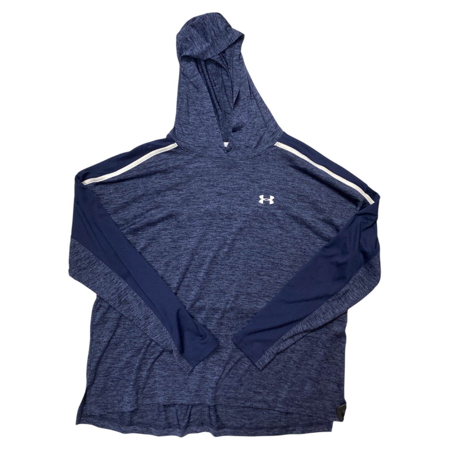 Athletic Top Ls Hoodie By Under Armour In Blue, Size:Xl