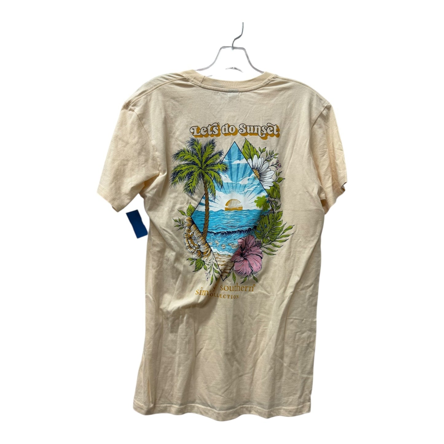 Top Ss By Simply Southern In Peach, Size:S