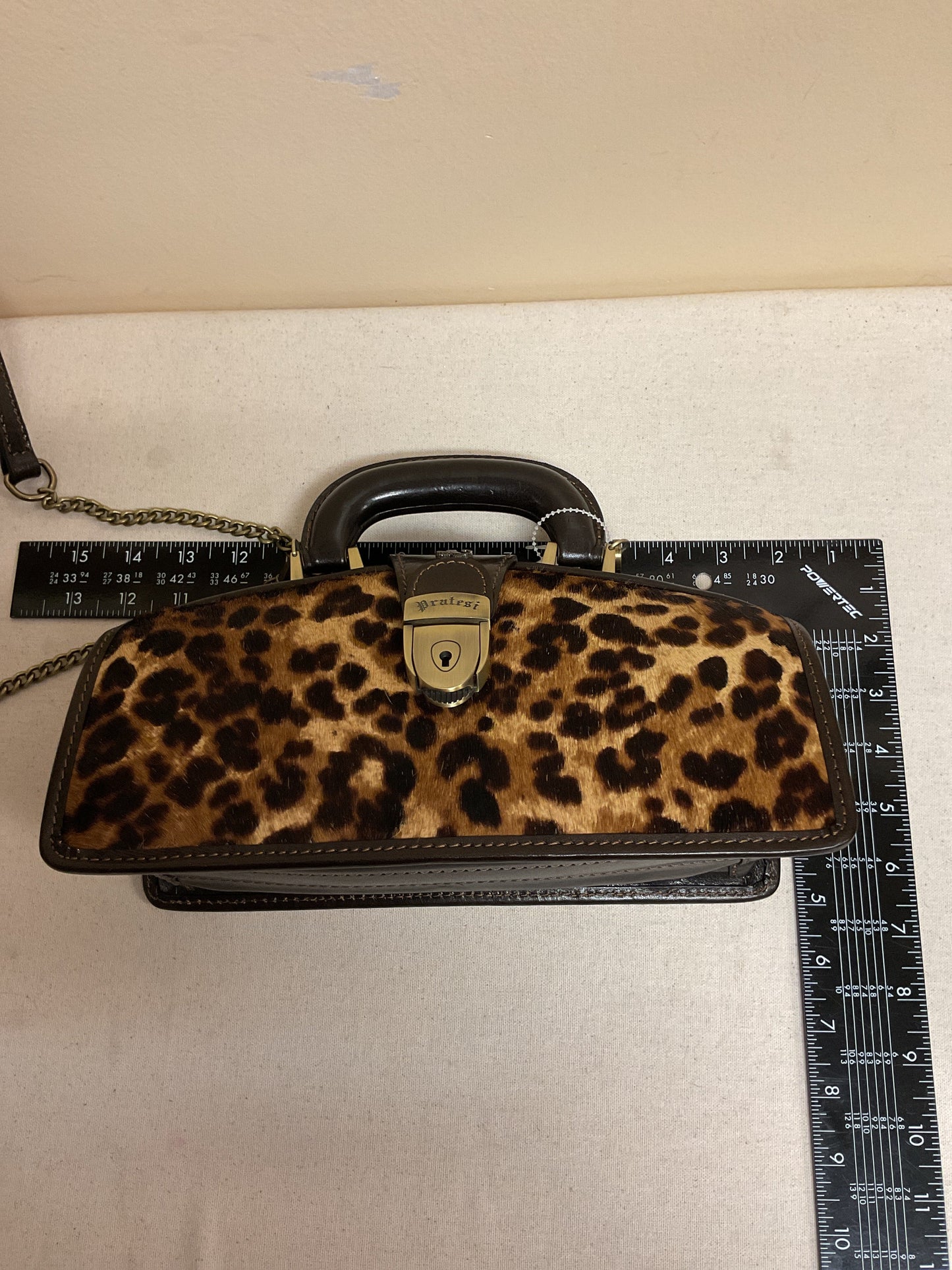 Handbag Leather By Cma In Animal Print, Size:Small
