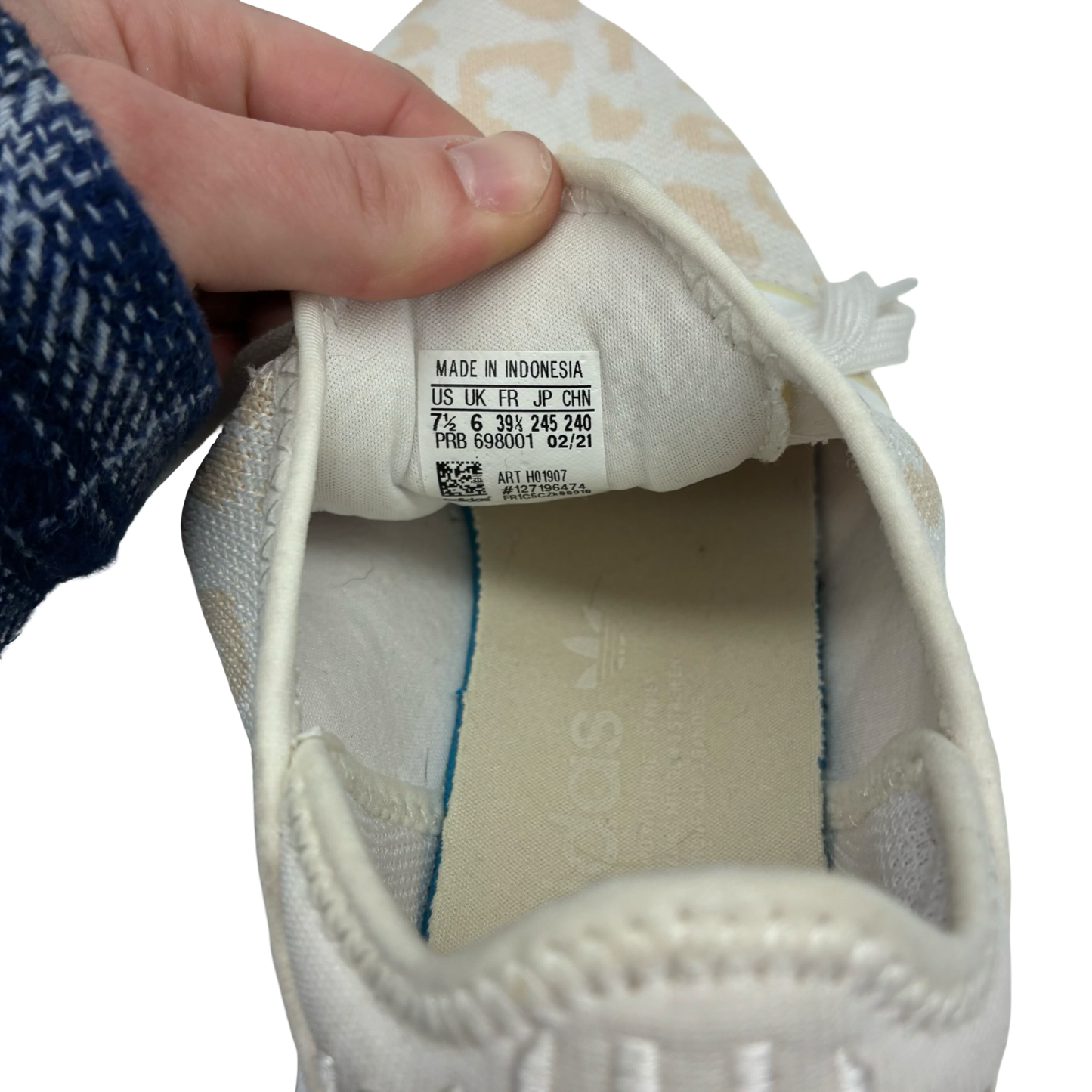 Shoes Sneakers By Adidas In Cream, Size:7.5