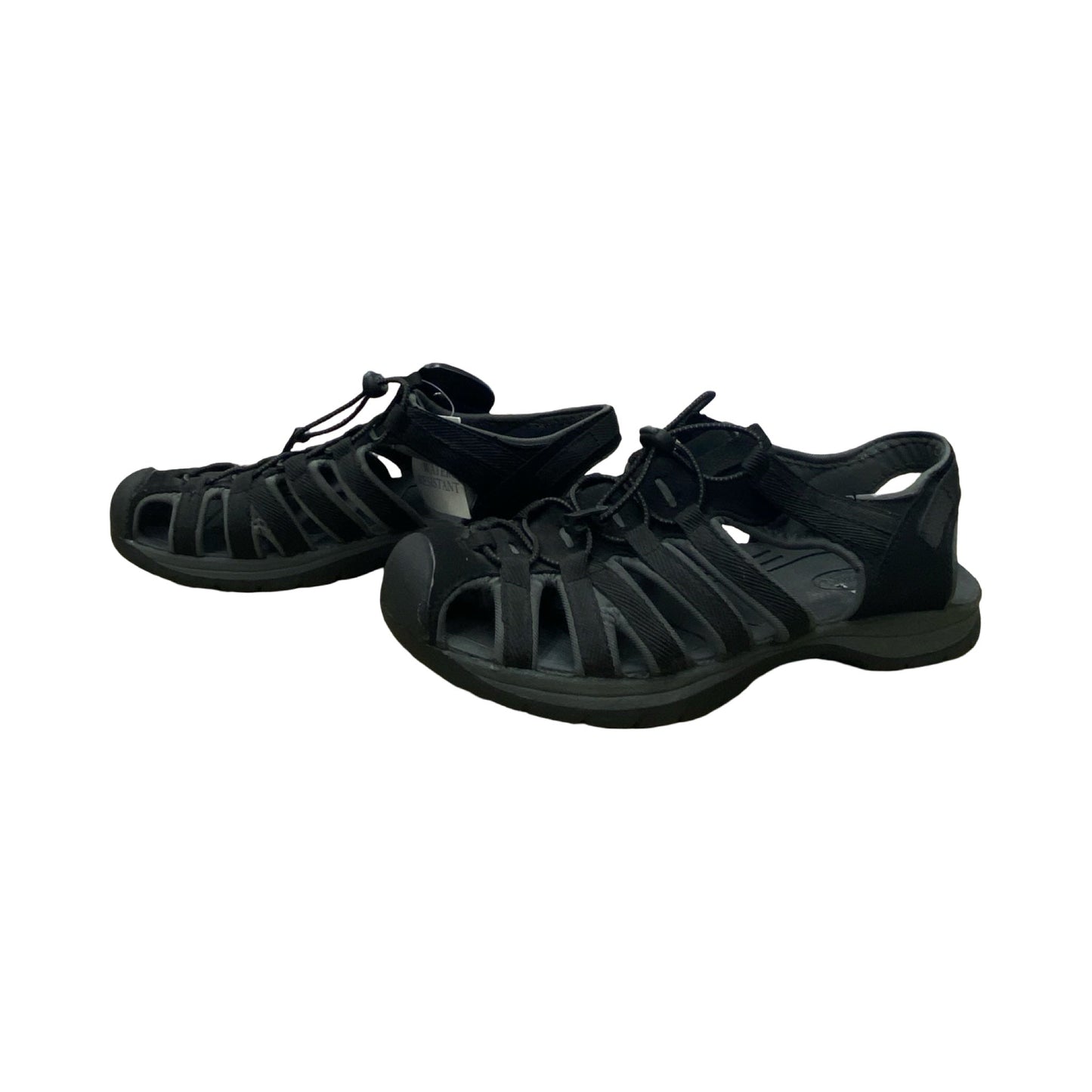Sandals Sport By Croft And Barrow In Black & Grey, Size:7.5