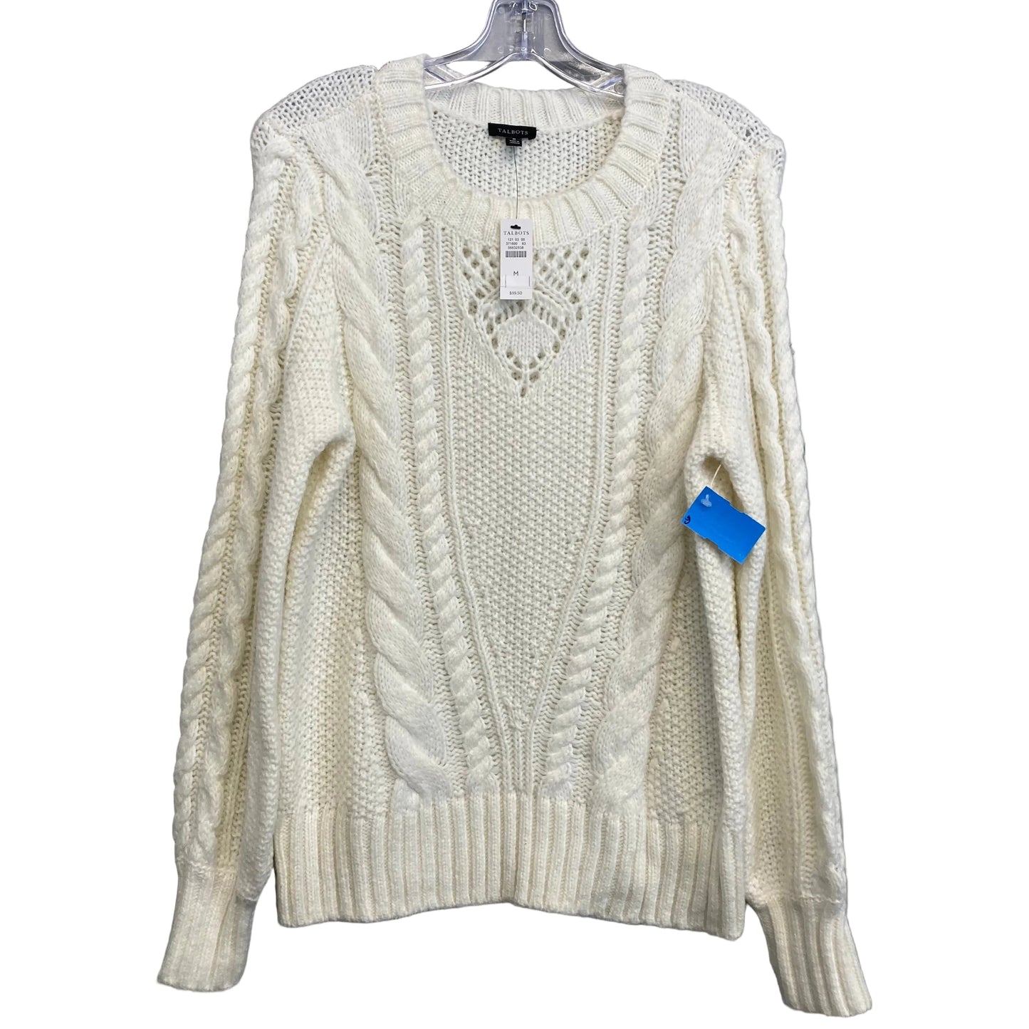 Sweater By Talbots In Cream, Size:M