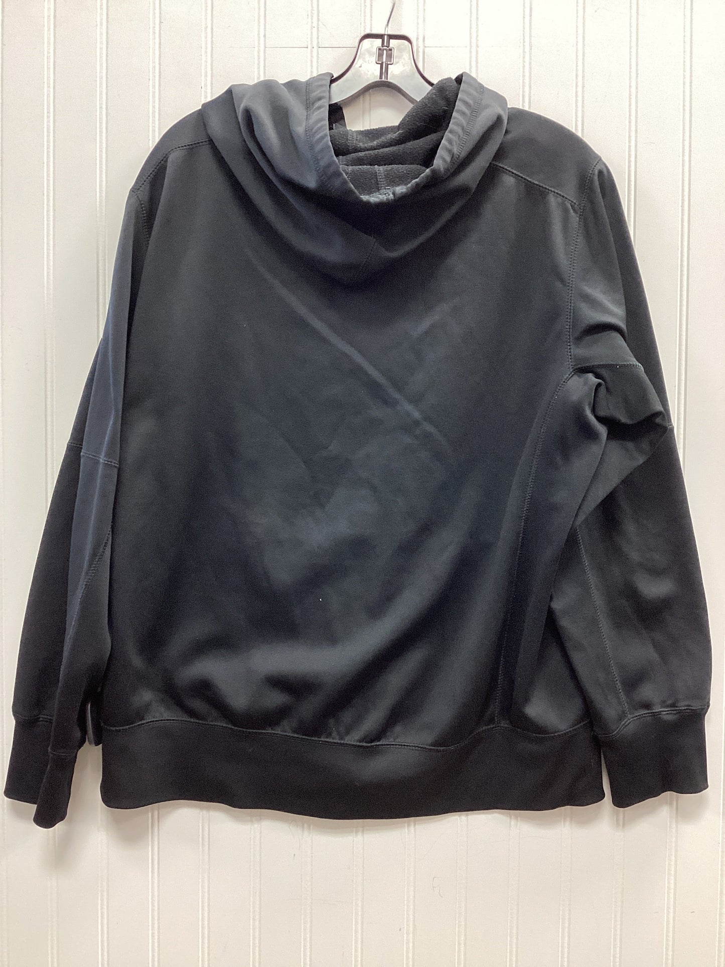 Athletic Sweatshirt Hoodie By Nfl In Black, Size:L