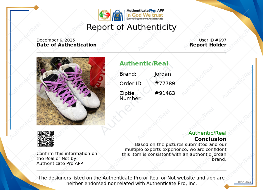 Shoes Luxury Designer By Jordan In Purple & White, Size: 8