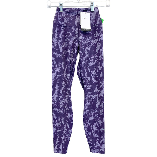 Athletic Leggings By Nike Apparel In Purple, Size:Xs