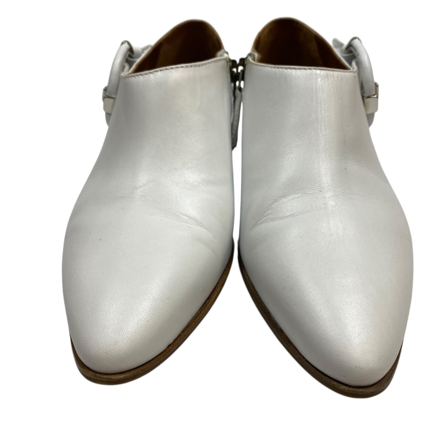 Boots Ankle Heels By Aquatalia In White, Size:6