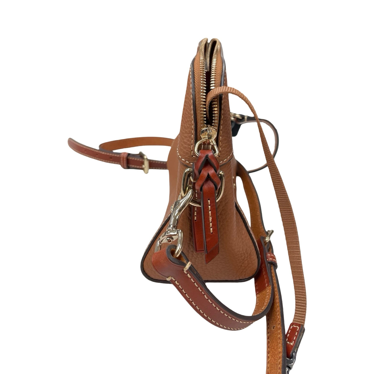 Handbag Designer By Dooney And Bourke In Brown, Size:Medium