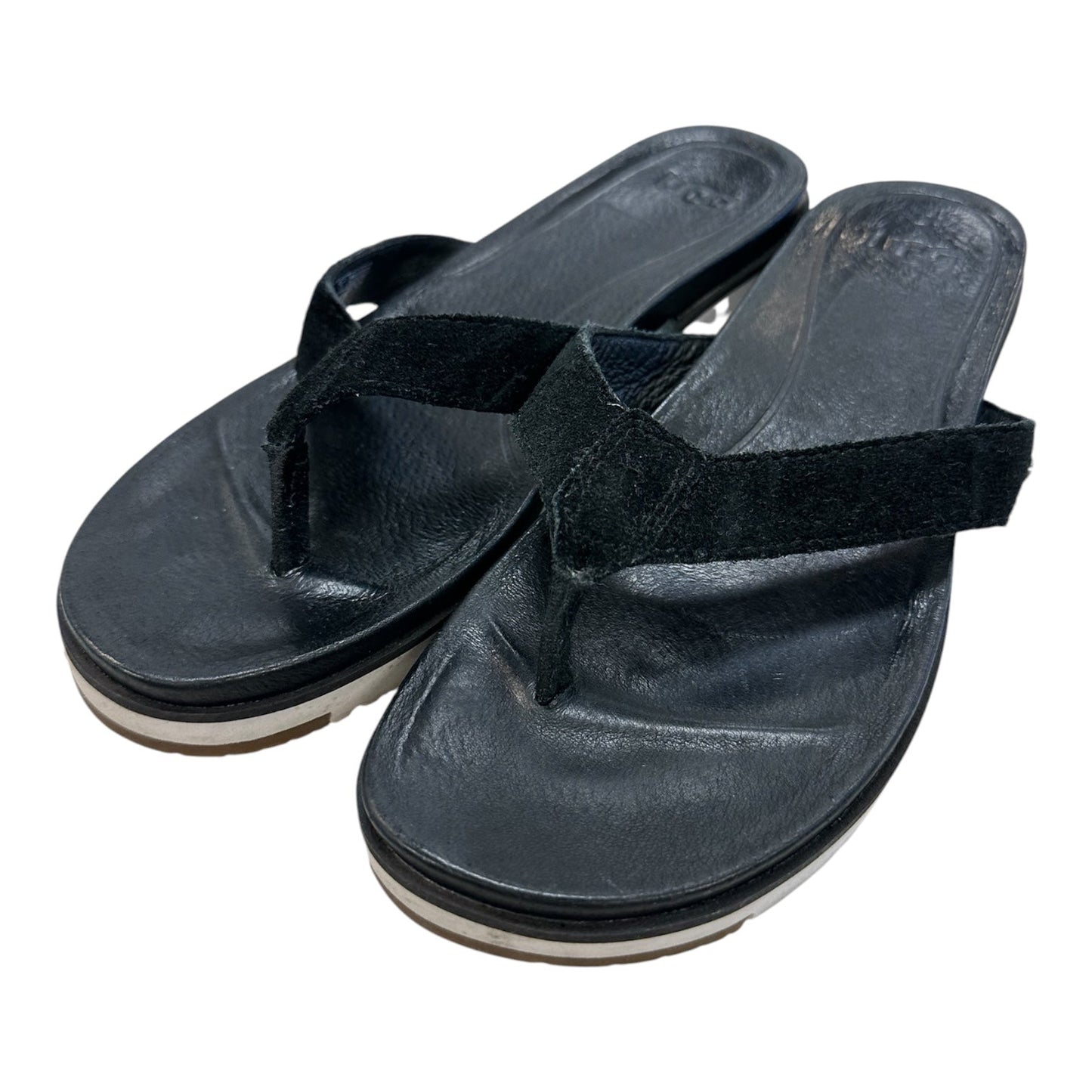 Sandals Designer By Ugg In Black, Size:6