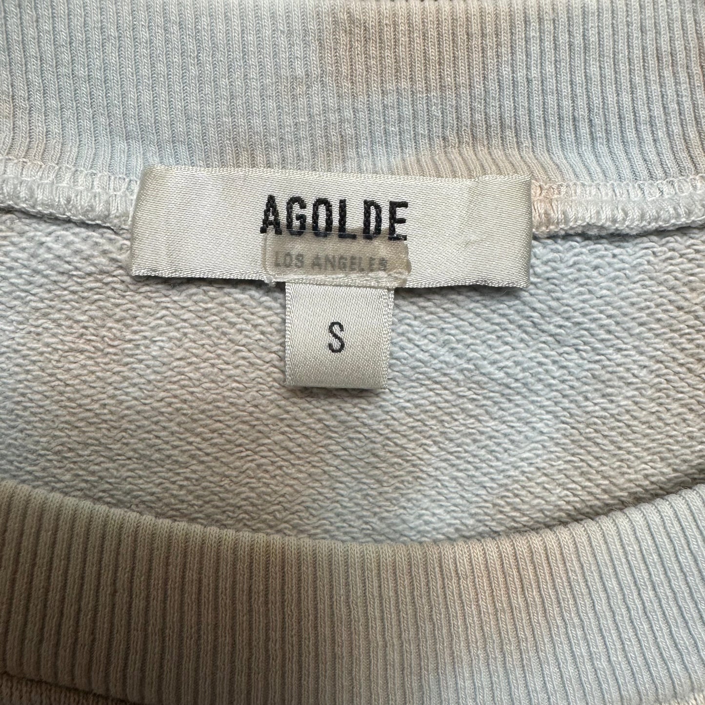 Sweatshirt Crewneck By Agolde In Tie Dye Print, Size: S