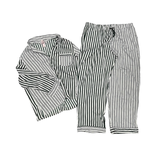Pajamas 2Pc By Victorias Secret In Green & White, Size:2X