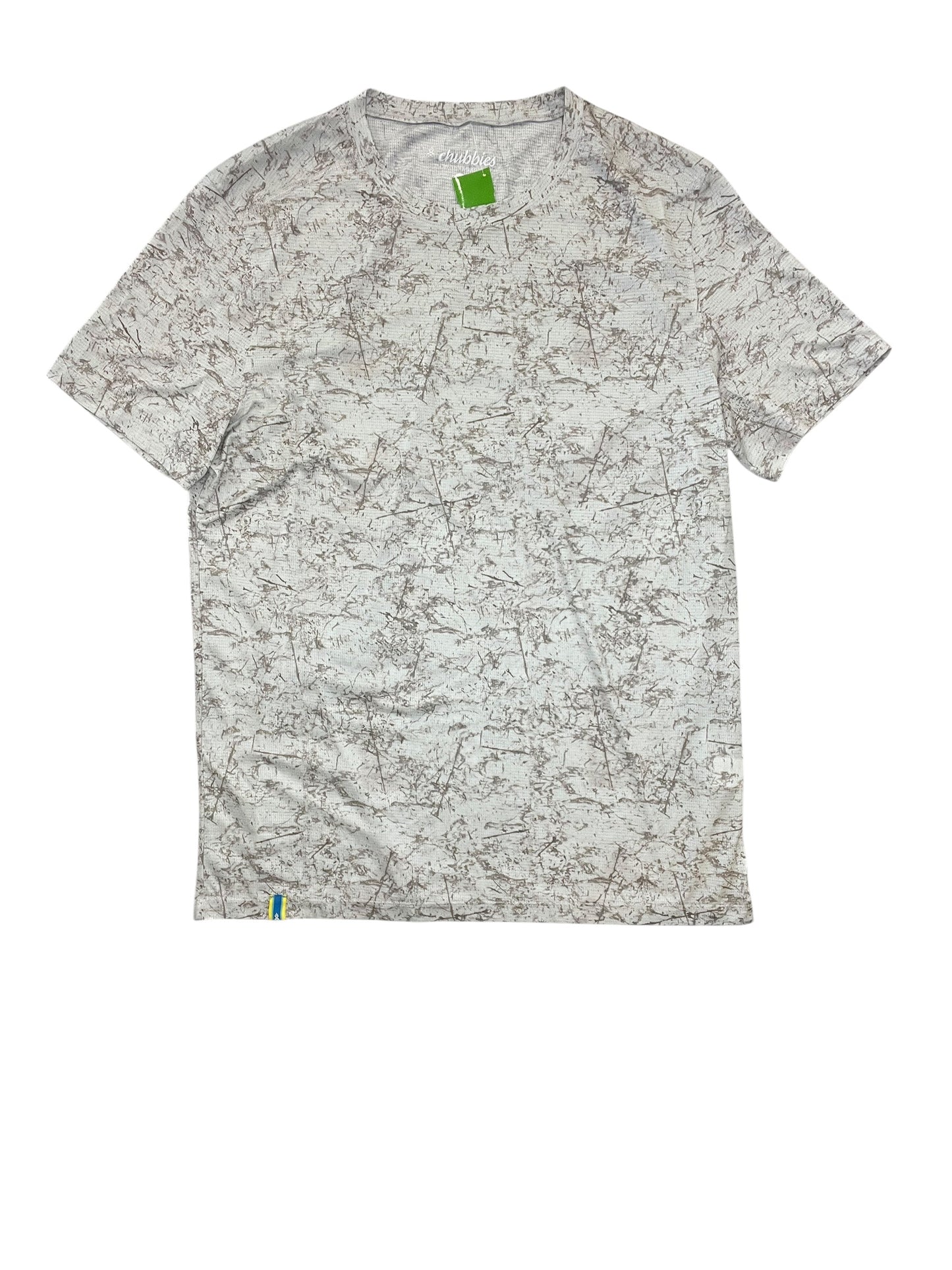 Athletic Top Ss By Clothes Mentor In Grey, Size:L