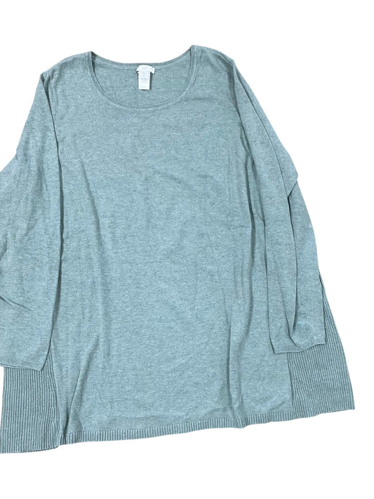 Sweater By J. Jill In Green, Size:1X