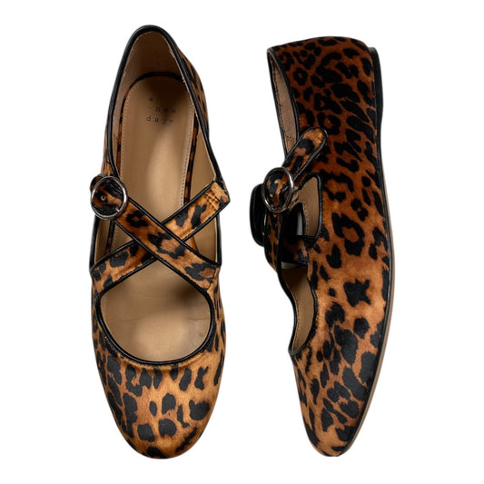 Shoes Flats By A New Day In Animal Print, Size:9.5