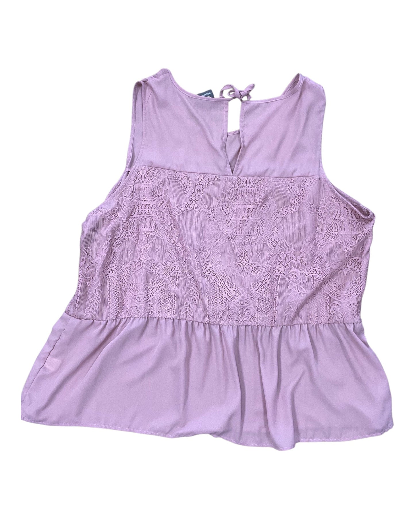 Top Sleeveless By Daisy Fuentes In Pink, Size:3X