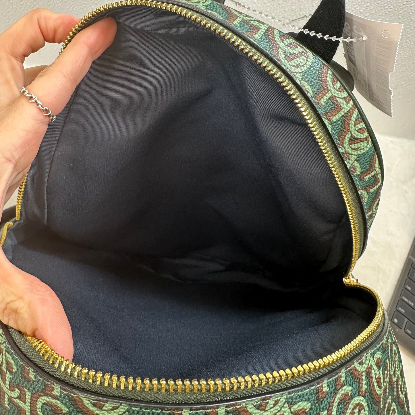 REDUCED/Final Sale: Backpack Designer By Coach, Size: Medium