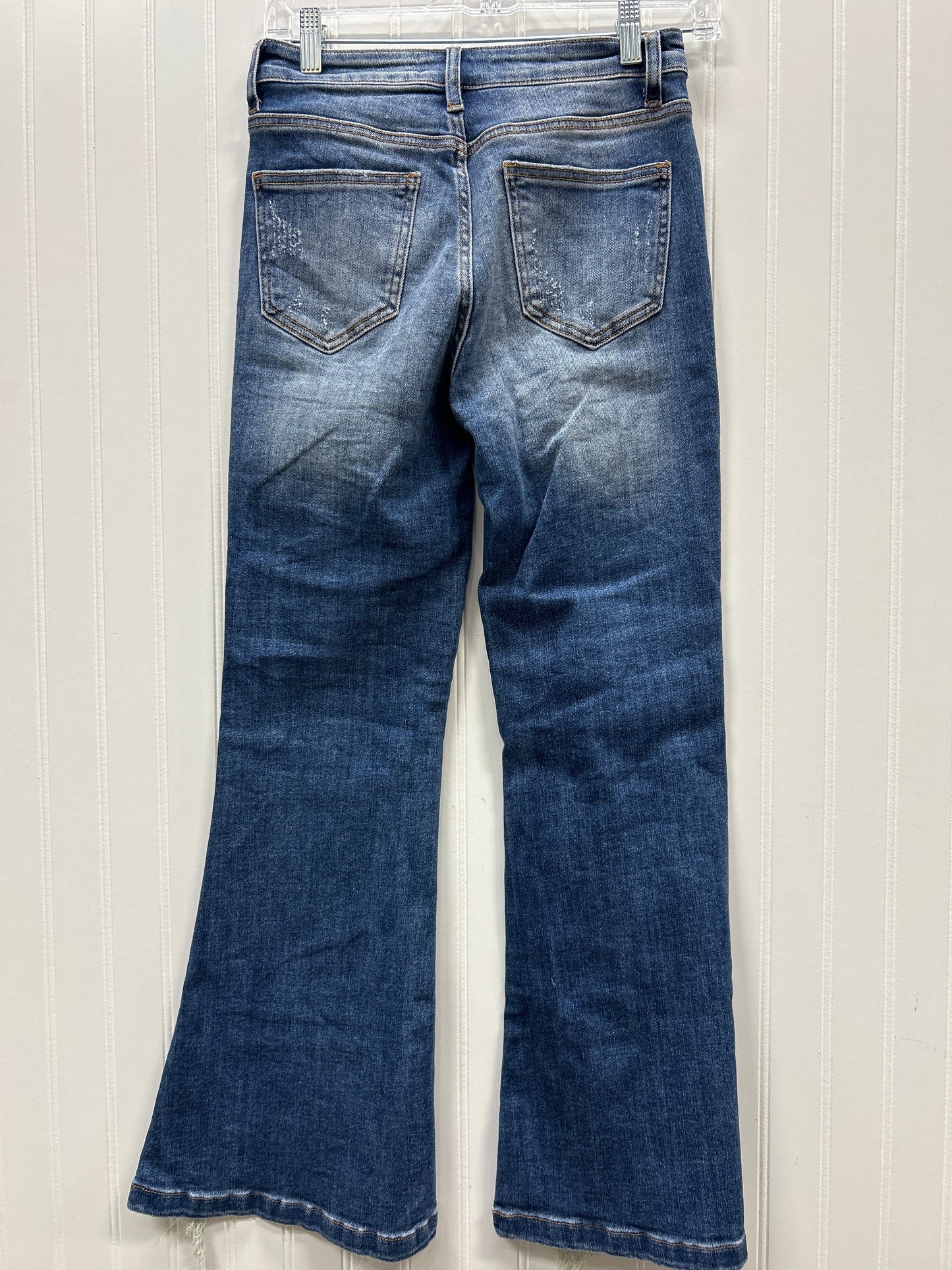 Jeans Flared By Blakeley In Blue Denim, Size:2