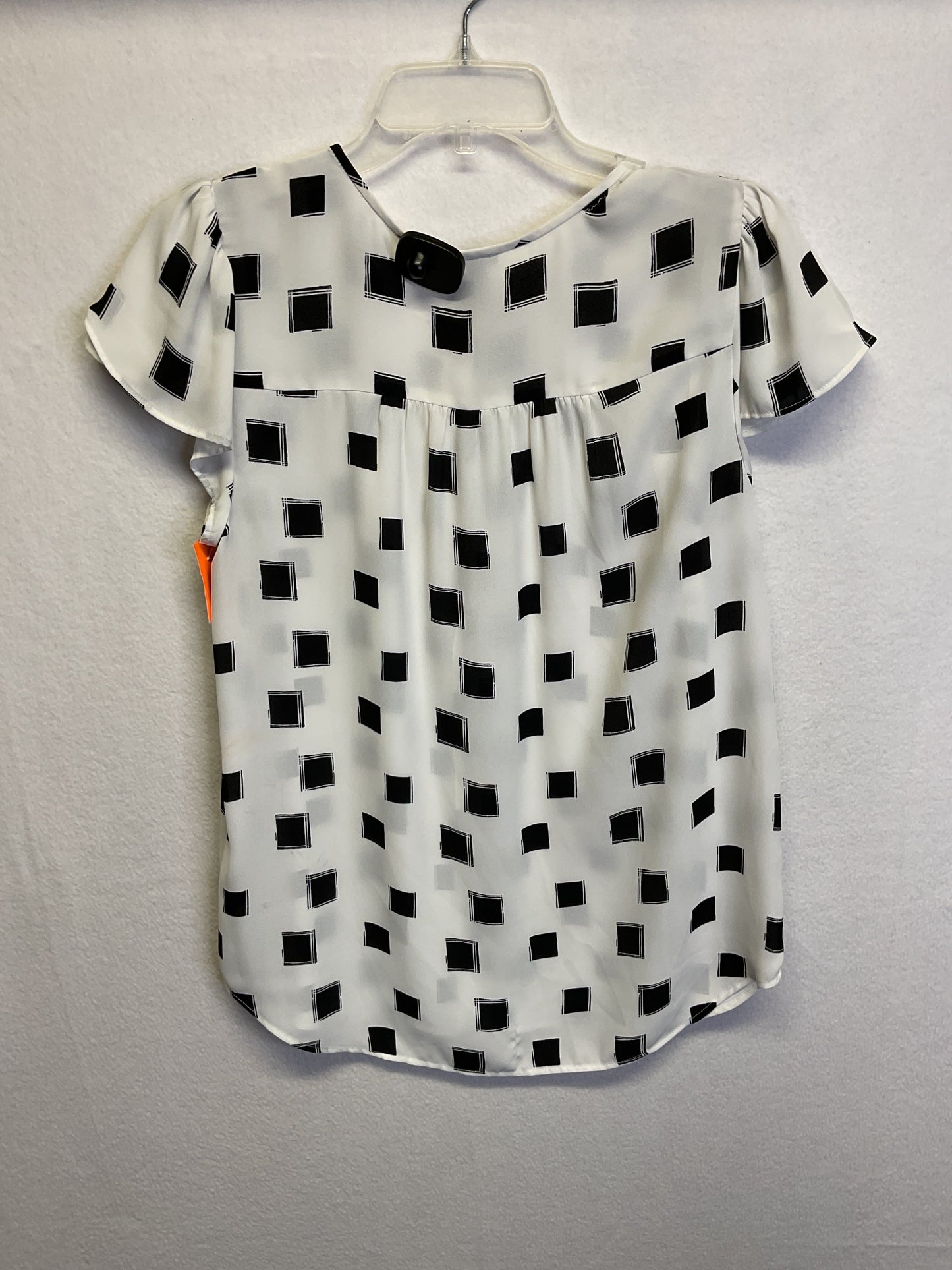 Top Ss By Ann Taylor In Black & White, Size:S