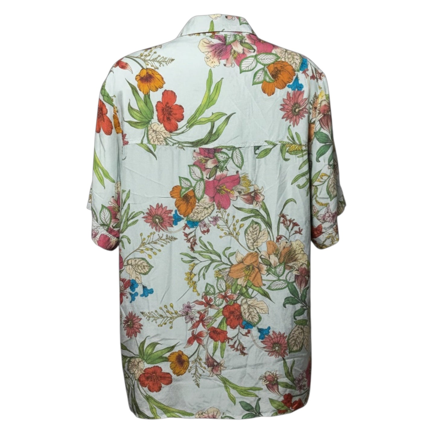 Liliana Silk Oversized Weekend Tunic By Johnny Was In Floral Print, Size: S