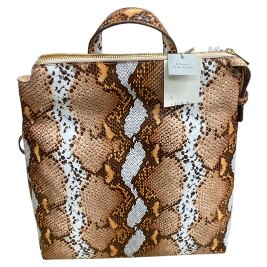 Backpack By A New Day In Snakeskin Print, Size:Large