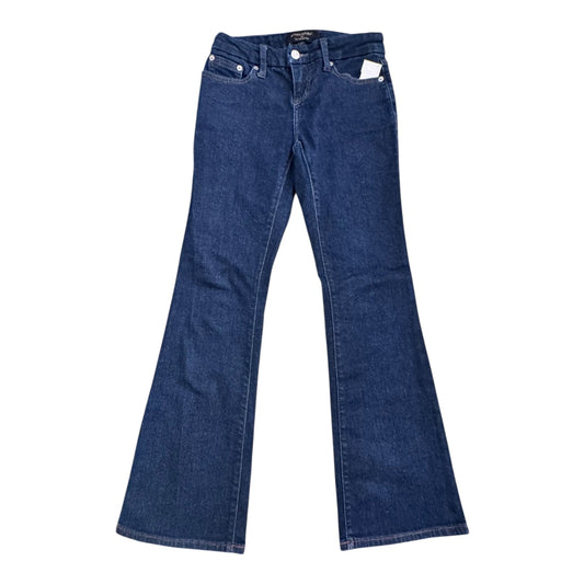 Jeans Boot Cut By Banana Republic In Blue Denim, Size:0P