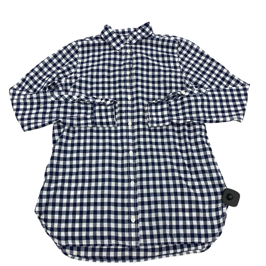 Top Ls By J. Crew In Plaid Pattern, Size:2