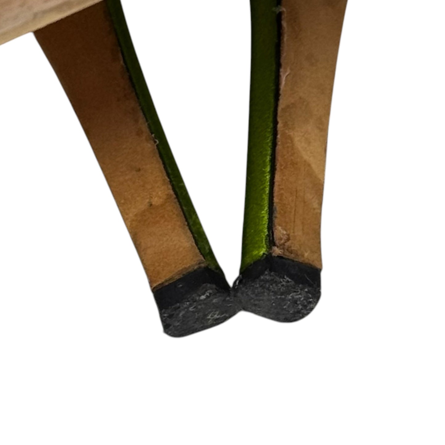 AS IS Rive Gauche Satin Heels Shoes Luxury Designer By Yves Saint Laurent In Green & Red, Size: 9 (39)