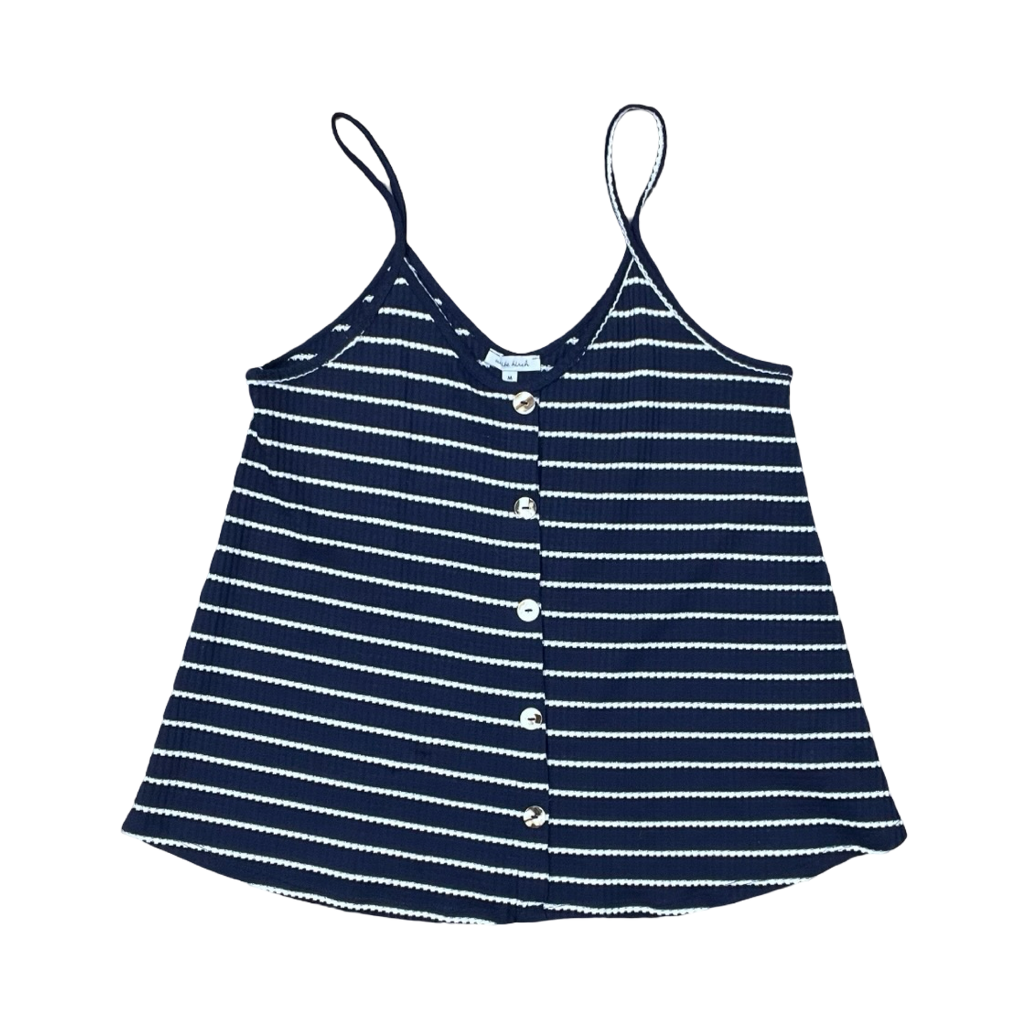Top Sleeveless By White Birch In Blue, Size:M