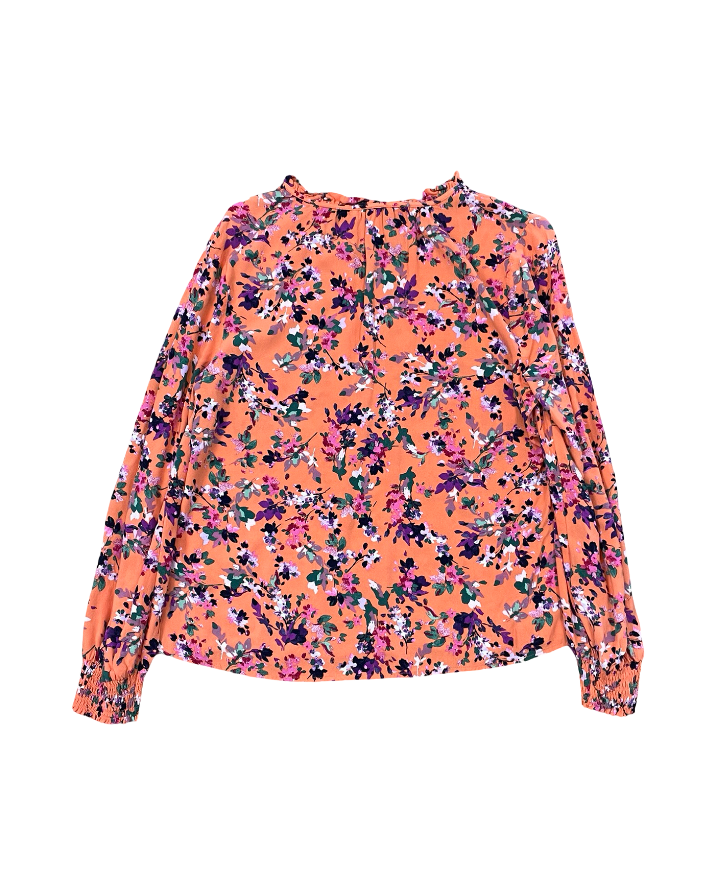 Top Ls By Denim And Company In Orange, Size:S