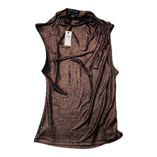 Top Sleeveless By Banana Republic In Brown, Size:S