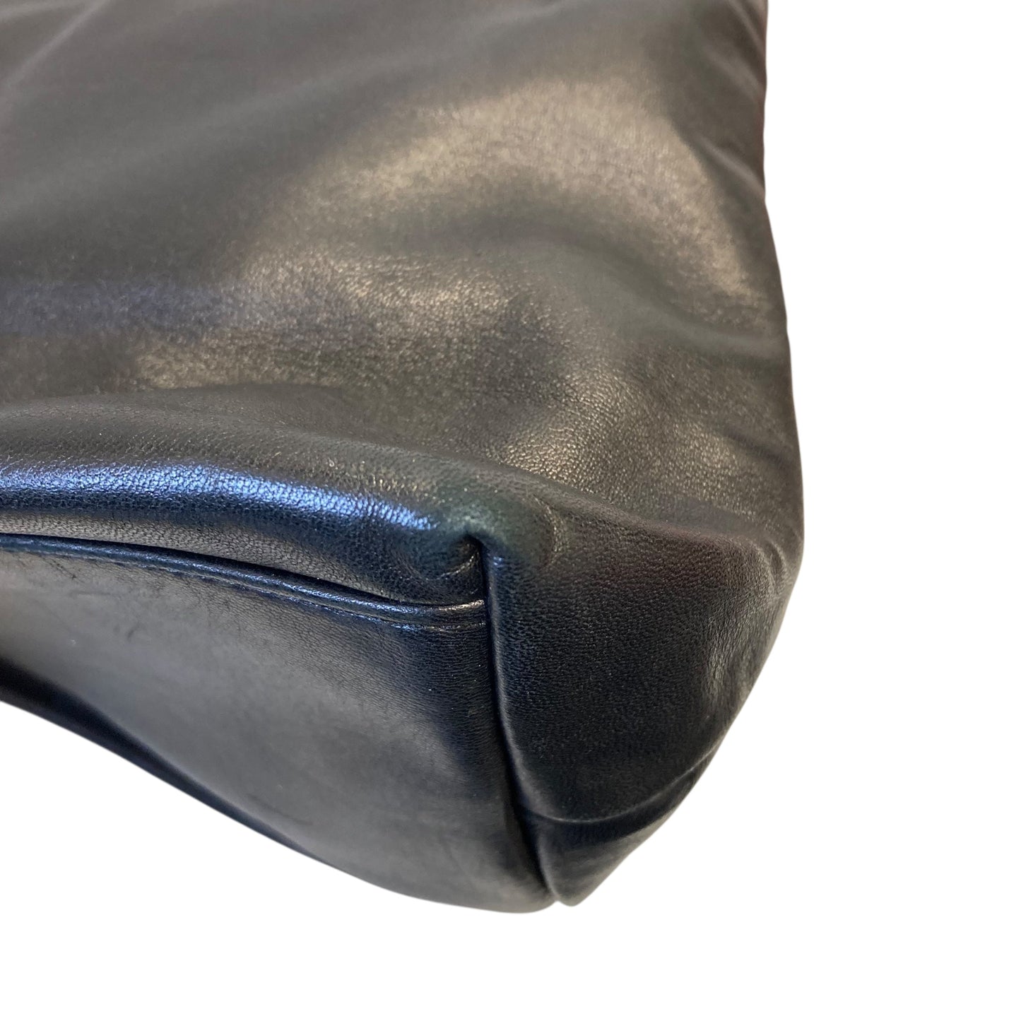 Handbag Leather By Desmo In Black, Size:Small