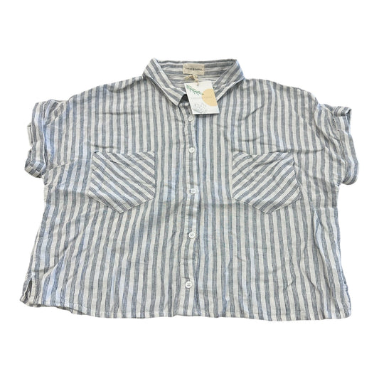 Top Ss By Thread And Supply In Striped Pattern, Size:L