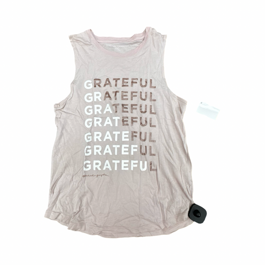 Athletic Tank Top By Spiritual Gangster In Pink, Size:S
