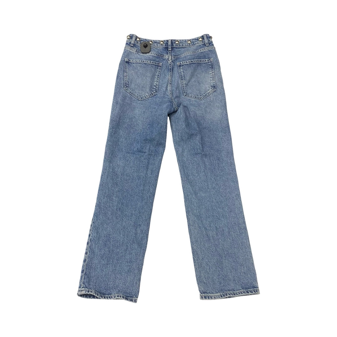 Jeans Straight By Rails In Blue Denim, Size:4
