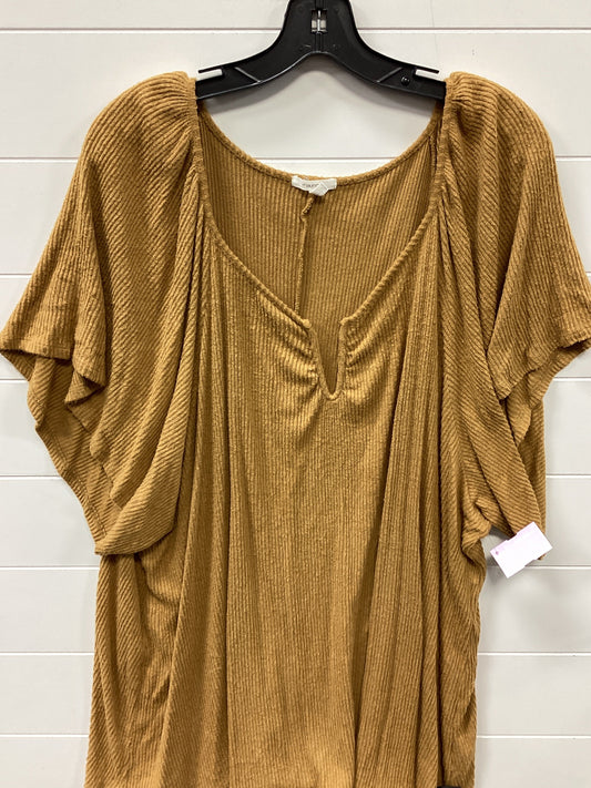 Top Ss By Maurices In Yellow, Size:4X